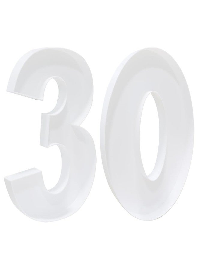 Valguri Reusable Charcuterie Number Fillable Serving Tray 10 inch, Food Appetizer Tray, Birthday Anniversary Treat Party Decor (30 Shape) - Image 5